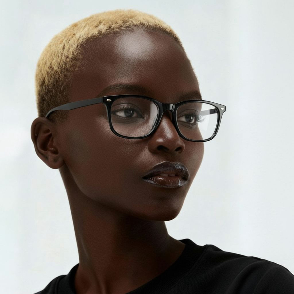Women's Bobbi Brown Limited The Soho Black & Brown Glasses Clear Lens